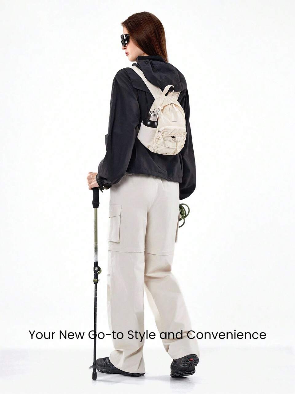 5L Mini Backpack Side Exterior Pockets Reflective Adjustable Straps Daily Casual Wear  Spring Summer
