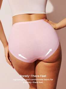 LUVLETTE 3-Pack Cotton High Waist Briefs Women Underwear Panties Set Christmas Pajamas Style 2025