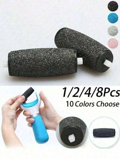 Replacement Roller Heads For Foot Care Tool, Head Electronic Pedicure Foot File Hard Skin Remover Refills,Universal Extra Coarse Replacement Roller Refill Heads Electronic Perfect Foot File Electric Callus Remover Accessories