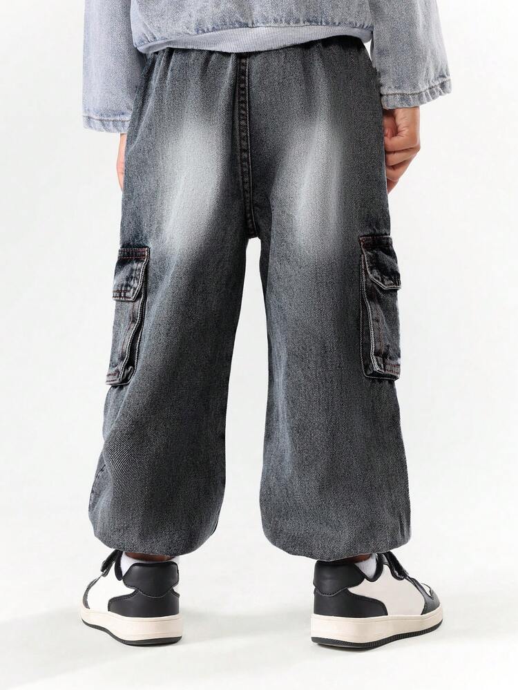 Cargo-Joggingjeans mit Taschen