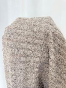 Rafferiza Casual Fashion, All-Match Hooded Sweatshirt, Waist-Cinching Jacket With Pockets, Flared Pants, Ribbed Knitted Autumn And Winter Women's Two-Piece Suit, Comfortable Women's Autumn And Winter Series, Autumn And Winter Women's Suits, Women's Autumn Clothing - Apricot - View 7