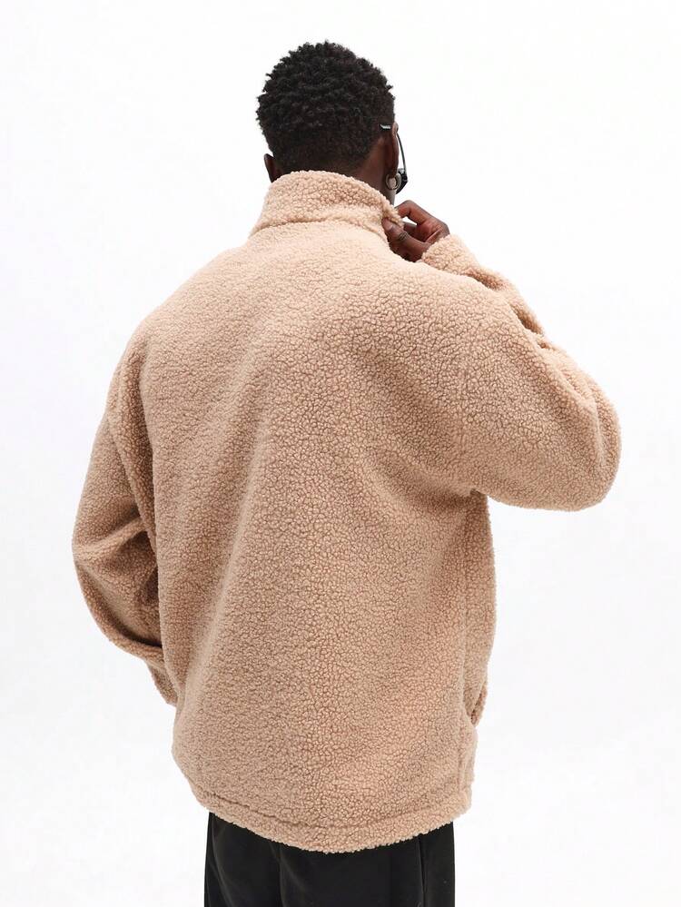 Fleece Sherpa Zip Up Jacket
