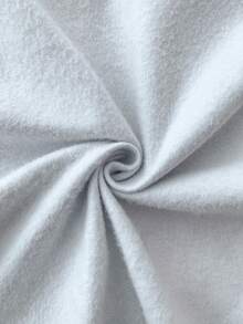 SHEIN 宽松印花卫衣，适合青少年女孩，休闲日常时尚，侧边粉色抽绳，街头风格 - 軍綠色 - 查看 6