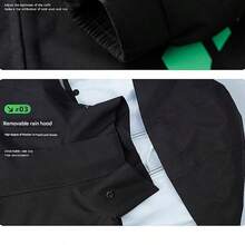 SHEIN 男女雨衣 户外活动防水防风外套 防风长袖连帽外套 时尚雨衣 防水雨衣雨裤透气骑行服 骑行旅行登山透气雨衣连帽外套全身成人加厚雨衣雨裤套装 男女雨衣雨披耐磨防暴雨衣 - 彩色 - 查看 9