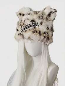 ROMWE Anime Women Beanie Hat - Brown - View 2