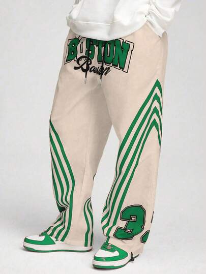 Street Life Men's Casual Simple And Fashionable Pants, For Everyday Wear, Fall