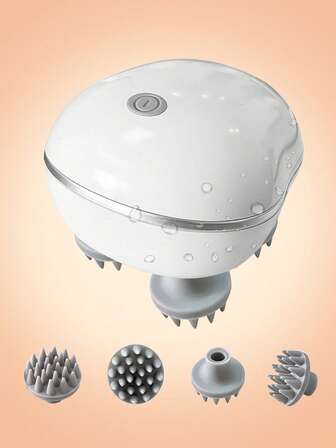 충전식 휴대용 두피 마사저, 분리형 마사지 발톱이 있는 무선 전기 두피 마사저, 3가지 모드, 머리, 등, 다리 개인 마사저, 반려동물 마사지 도구, 아버지의 날 선물