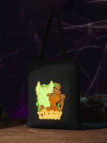 SCOOBY-DOO X SHEIN Túi Tote Nữ - màu đen - Xem 1