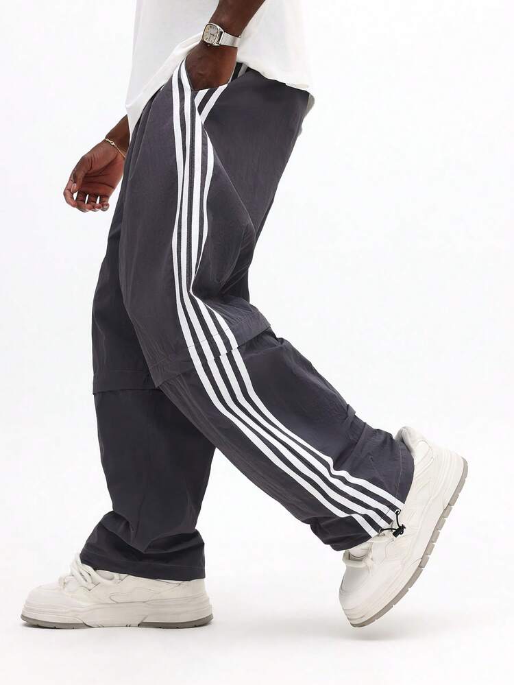 Track Pants With Side Stripes