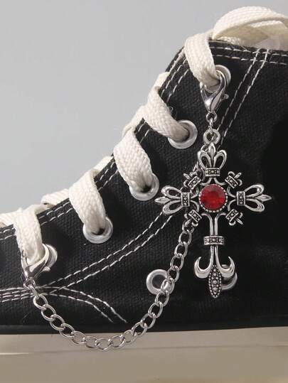 Grunge Punk 1 pièce Décoration d'étoile de style punk pour bottes,DIYe maison, cadeau de fête de vacances