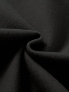 Lalippa Women's Solid Color Half-Zip Long Sleeve Casual Loose Comfortable Sweatshirt - Black - View 3