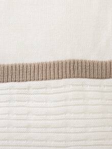 Souflis Souflis Vestidos de manga larga de estilo medio oriental, de punto, para niñas bebé. Son suaves y cómodos, adecuados para ocasiones diarias, al aire libre, de viaje, de vacaciones, en el hogar, en la guardería y para jugar. Son apropiados para otoño e invierno, Navidad, inicio de clases y fiestas. Son versátiles para la ropa de otoño e invierno y la ropa de niñas bebé. - Blanco - Ver 10