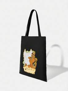 SCOOBY-DOO X SHEIN Túi Tote Nữ - màu đen - Xem 4