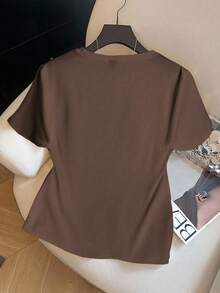 GlowEve CURVE Plus Size Women Summer Floral Print Short Sleeve T-Shirt