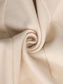 EMERY ROSE Women's Faux Fur Patchwork Long Overcoats, Autumn/Winter - Beige - View 6