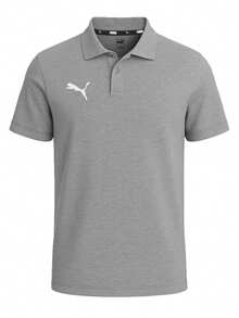Puma Teamgoal Unisex Sports Polo Shirt Grey - Gray - View 1