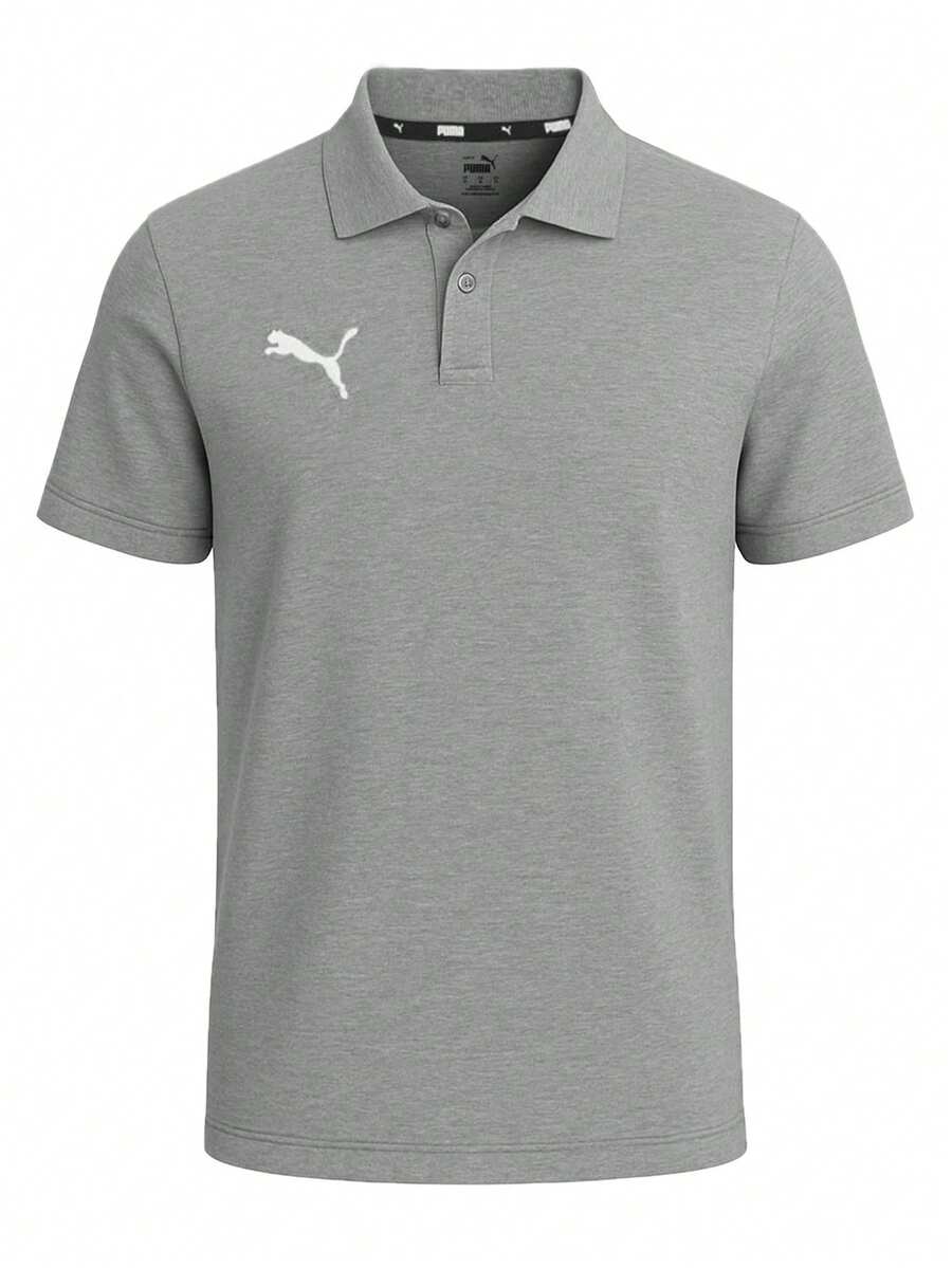 Puma Teamgoal Unisex Sports Polo Shirt Grey - Gray - View 1