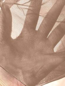 EMERY ROSE Women's Fashion Commuter Mesh Patchwork Thin Jacket