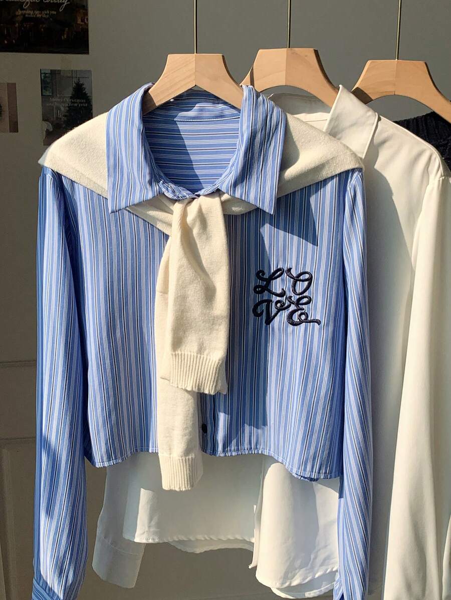 Comfortcana Women's Y2k White Casual Cute Solid Color Knitted Shawl, Autumn/Winter Old Money