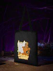 SCOOBY-DOO X SHEIN Túi Tote Nữ - màu đen - Xem 2