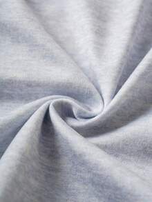 GARFIELD | SHEIN Áo ba lỗ in hình mèo hoạt hình dễ thương cho bé trai thoải mái và quần đùi, mùa hè - Màu xanh hải quân - Xem 5