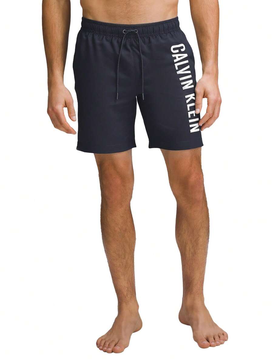 Calvin Klein Men's Swim Shorts Dark Blue - Dark Blue - View 1