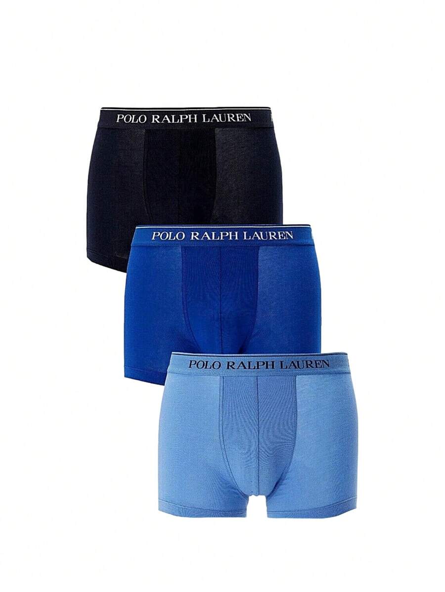 Ralph Lauren 3 Pack Men's Active Underwear - Navy/Saphire/Blue - View 1