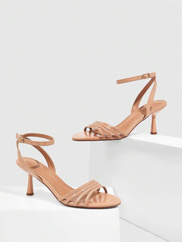 CUCCOO SZL Women's Fashion High Heel Sandals With Round Toe, Suitable For Party Occasions