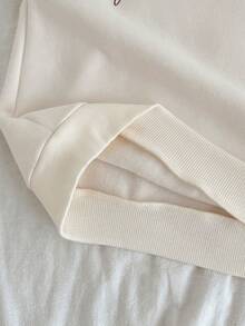 Loomiva 3件套少女字母图案针织柔软圆领长袖套头衫女秋冬装 - 彩色 - 查看 7