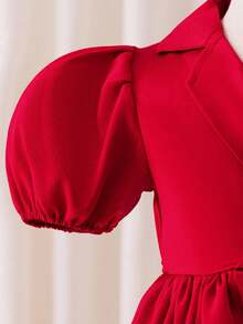 Glamorique Kids Young Girls Dresses Christmas Dress - Red - View 5