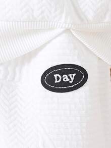 Baby Jungen lässiges, vielseitiges Set aus Buchstaben-Muster Sweatshirt und Jogginghose