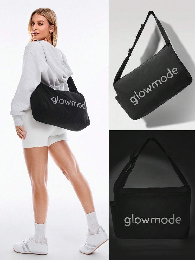 13L Water-Resistant Puffer Side Bottle Pocket Interior Zip Pocket Adjustable Strap Tote Bag Daily Casual Active
