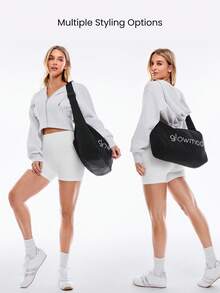 GLOWMODE 时尚多功能健身包 - 黑色 - 查看 3