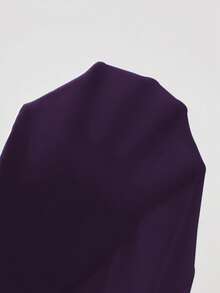 ROMWE MEN Grunge Punk Camiseta suelta de cuello redondo con bordado de estrella para hombres - Morado - Ver 6