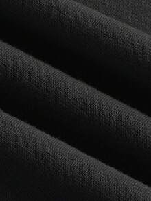 SHEIN EZwear Áo thun dệt kim dáng ôm màu trơn cơ bản dành cho nữ - Xám - Xem 7