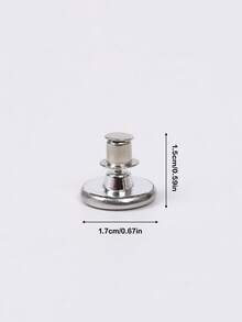 1 Set Of 8pcs/16pcs 17mm Jeans Buttons, Loose Jeans Button Pins, Adjustable Buttons, Reusable And Adjustable Metal Button Replacement Tightener For Loose Jeans, Jeans Button Replacement Valentine's Day, Valentines Wedding, Birthday