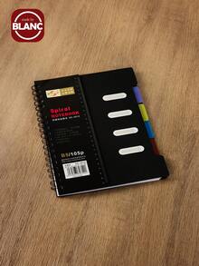 Vỏ bọc chống nước xoắn ốc Notebook - màu đen - Xem 2