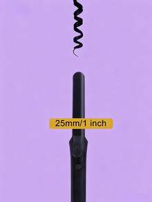 JMMO 25mm Curling Iron Tourmaline Ceramic 25mm Barrel Produces Classic Curls – For Use On Short, Medium, And Long Hair With Dual Voltage