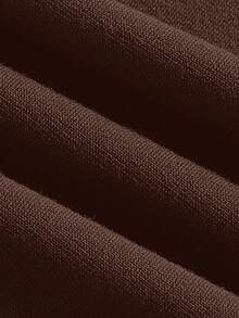 SHEIN EZwear 休闲百搭多色针织女式修身T恤，中性色上衣，女式长袖上衣，紧身上衣，多件装上衣，女式长袖上衣，长袖露脐上衣，女式长袖上衣，秋季，女式秋装 - 杏色 - 查看 8