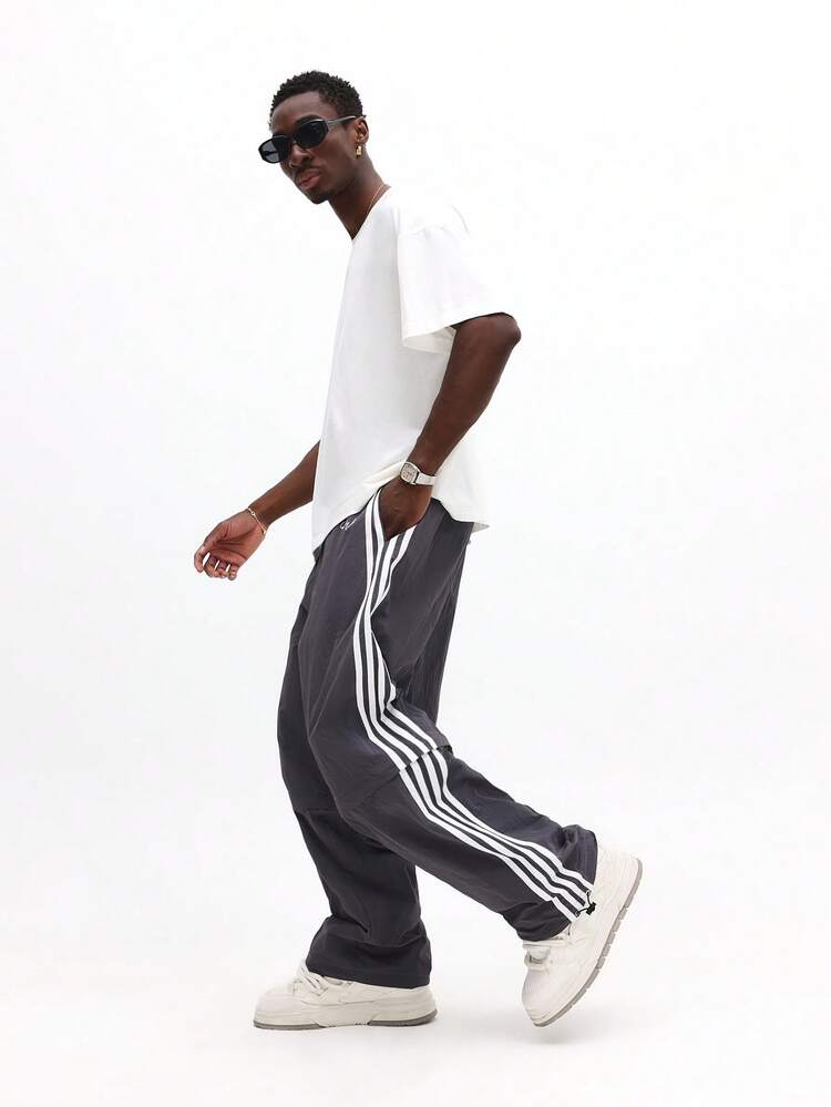 Track Pants With Side Stripes