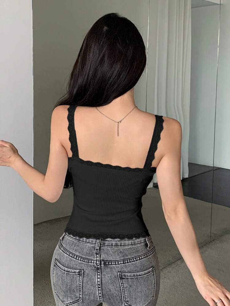 Women's Lace Splicing Camisole Top Going Out Tops
