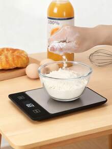 JMMO Digital Food Scale 10kg/22lb - Precise 1g/0.04oz Graduation Kitchen Scale For Baking & Cooking, Stainless Steel With Tare Function.Requires 2*AAA Batteries For Power Supply(Batteries Not Included).