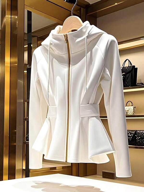 GlowEve Women's Fashionable Versatile Solid Color Hoodie