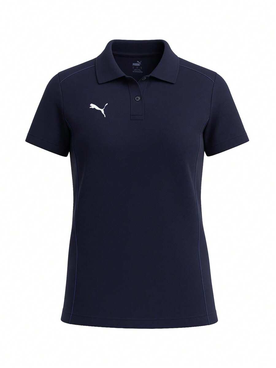 Puma Teamfinal Women's Sports Polo Shirt Navy Blue - Blue - View 1