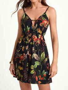 CAJUNI Monos de mujer casuales y sueltos con estampado