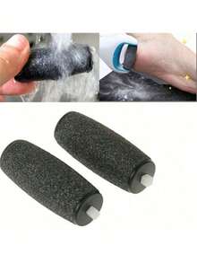 足部护理工具替换滚轮头，头部电子足部锉刀硬皮去除器替换装，通用超粗替换滚轮替换头电子完美足部锉刀电动老茧去除器配件