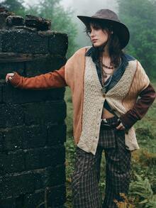 Bohemela Women's Casual Loose Fit Long Sleeve Button-Up Cardigans, Versatile For Everyday Wear Autumn Winter Clothes For Women