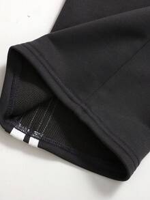 SHEIN Kleine Mädchen Numerisch Muster Kontrastfarbe Locker Lässig Alltagshose, Modische Streetwear Tweens Weite Bein Jogginghose Kleine Teen Mädchen Weite Bein Jogginghose Weite Bein Hose Kleine Teen Mädchen Kleine Teen Mädchen Jogginghose Kleine Teen Mädchen Jogginghose