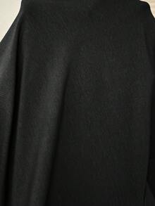 SHEIN Black Cotton Nursing Sweatshirt For New Moms With Round Neck Long Sleeves And Mama Letter Pattern Casual And Breathable Nursing Top Mama Shirt Pregnancy Shirts Breastfeeding Shirt Maternity Shirt - Black - View 7