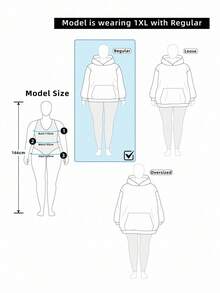 EMERY ROSE Casual Minimalist Versatile Raglan Sleeve Ditsy Floral Plus Size Women Sweatshirt, Suitable For ,Spring